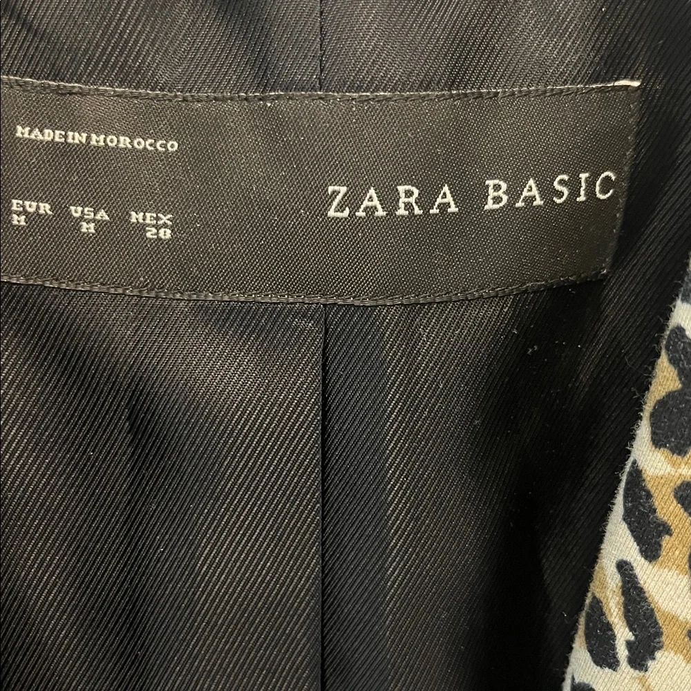 Zara basic leopard blazer - Picture 2 of 5